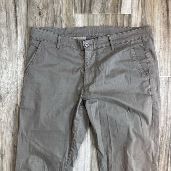 AG Adriano Goldschmied Pants The Lux Gray Tailored Trouser 36x34.5 Work Casual - Picture 14 of 14